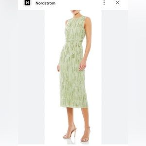 Sage Mac Duggal MIDI size 8 dress